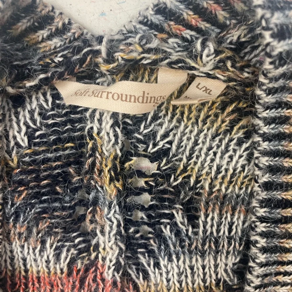 Soft Surroundings Textured Open Knit Cardigan.Size L/XL